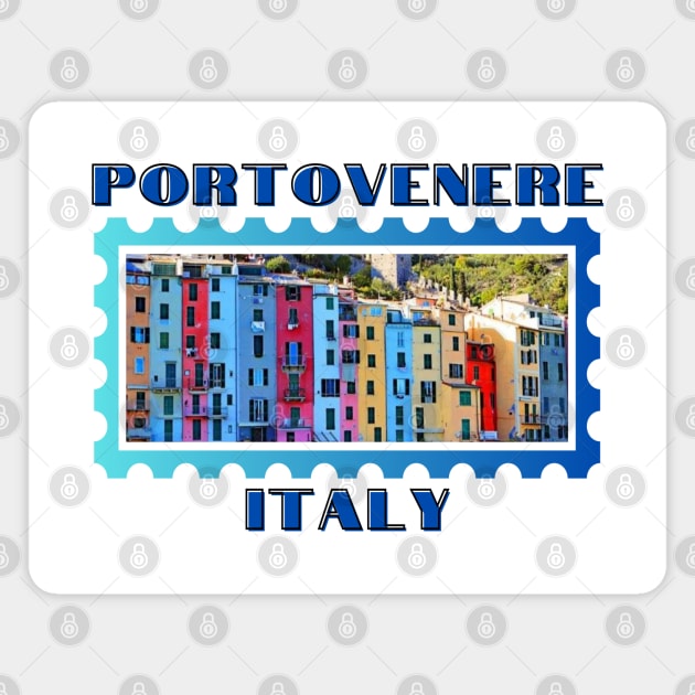 Portovenere, Italy Gifts & Merchandise Magnet by Papilio Art